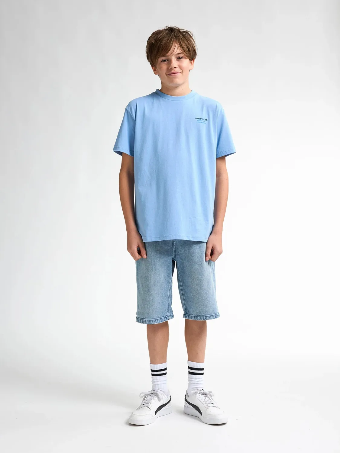Petrol Industries Lenox denimshorts Papaya loose fit