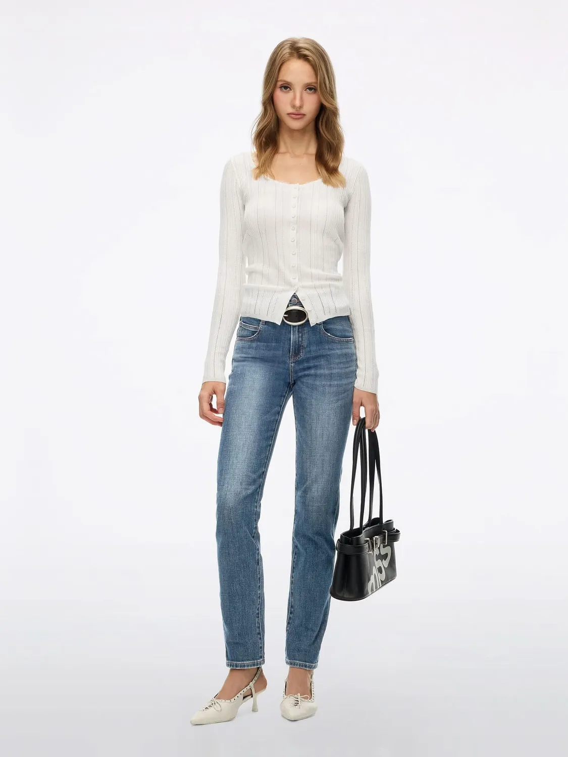 Miss Sixty skinny jeans mellemblå stretch