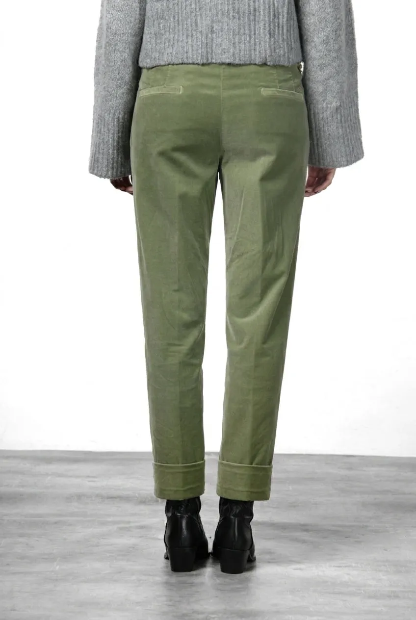 Mason's New York Carrot chino bukser salvie fløjl