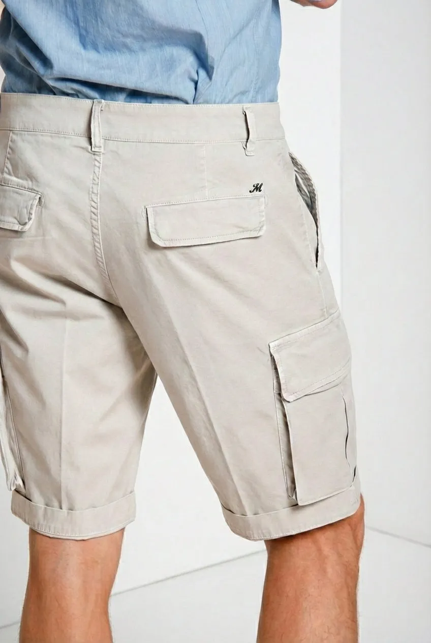 Mason's Chile cargo shorts slim fit lyseblå
