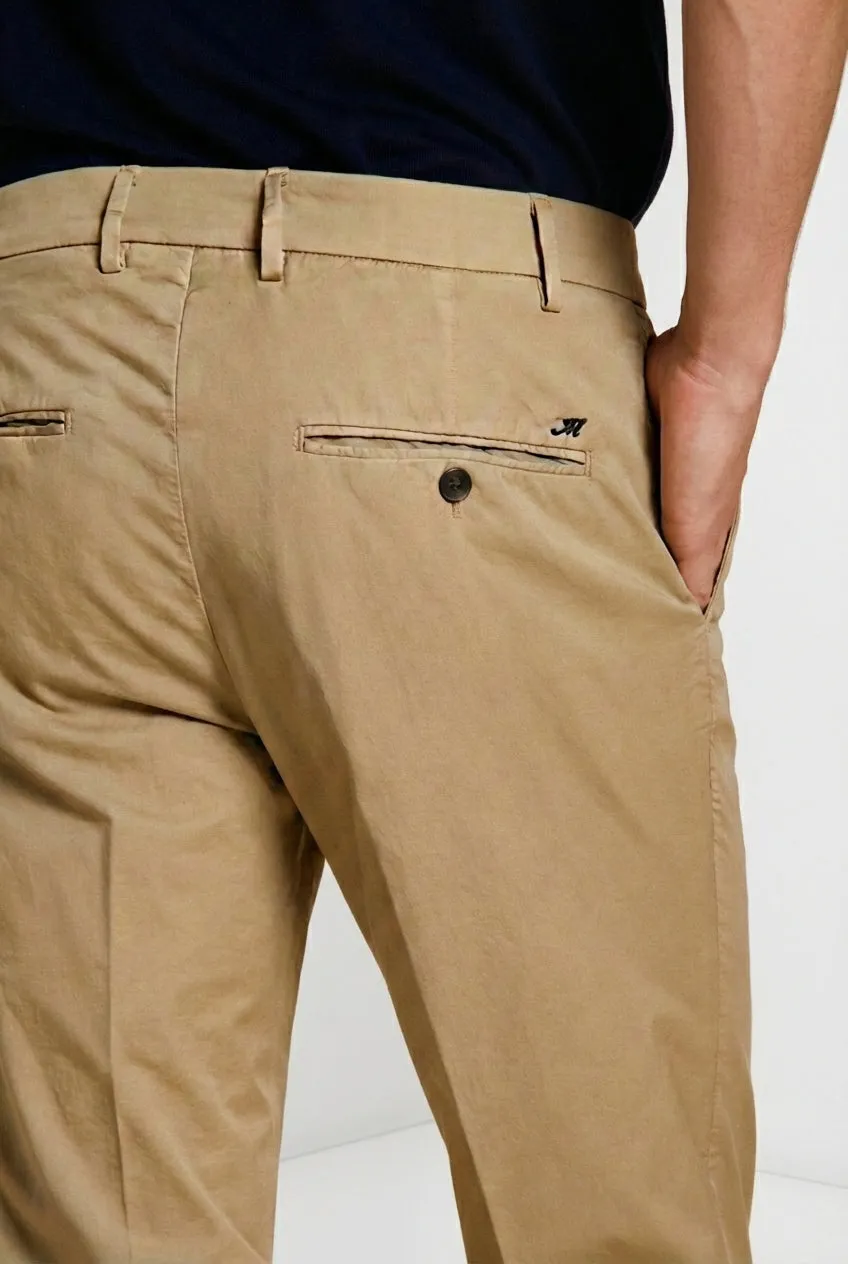 Mason's Milano chinos beige gabardine extra slim