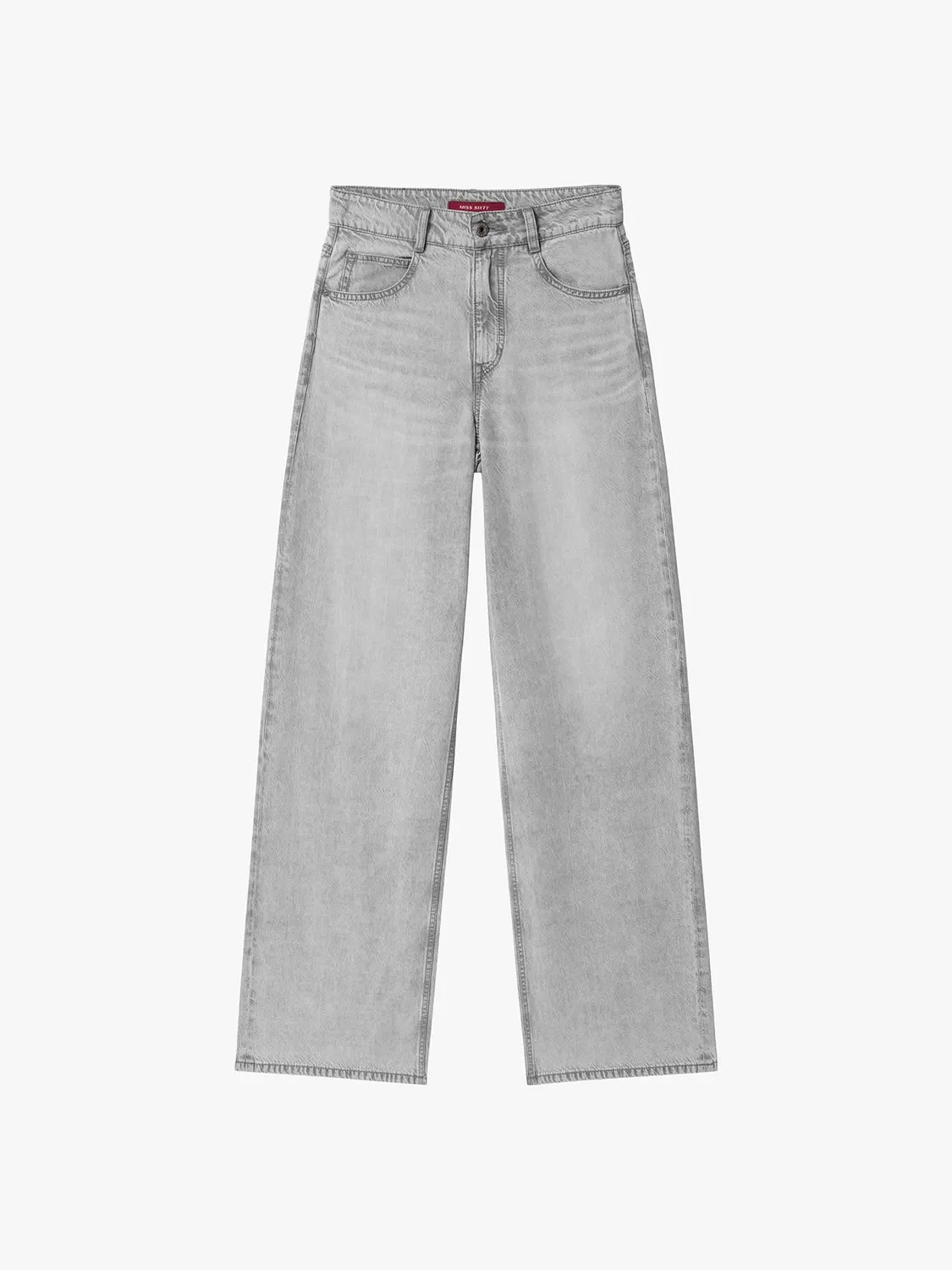 Miss Sixty Wide-Leg jeans grå høj talje