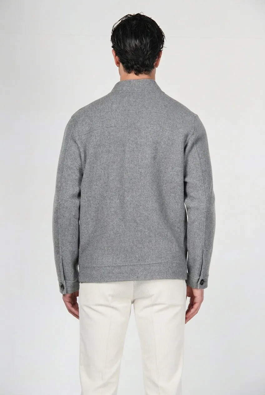 Mason's San Diego field jacket grå uld slim