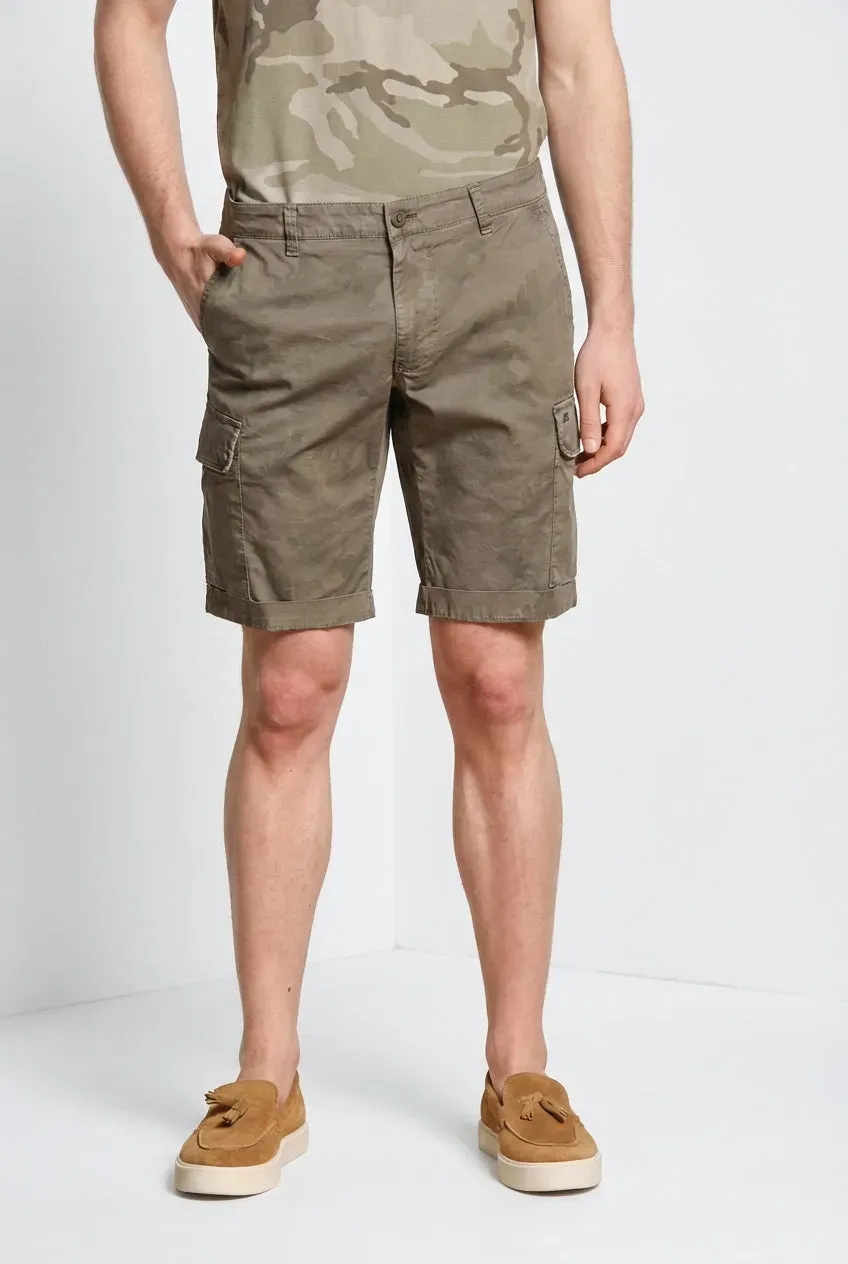 Mason's Chile cargo shorts slim militærgrøn camo