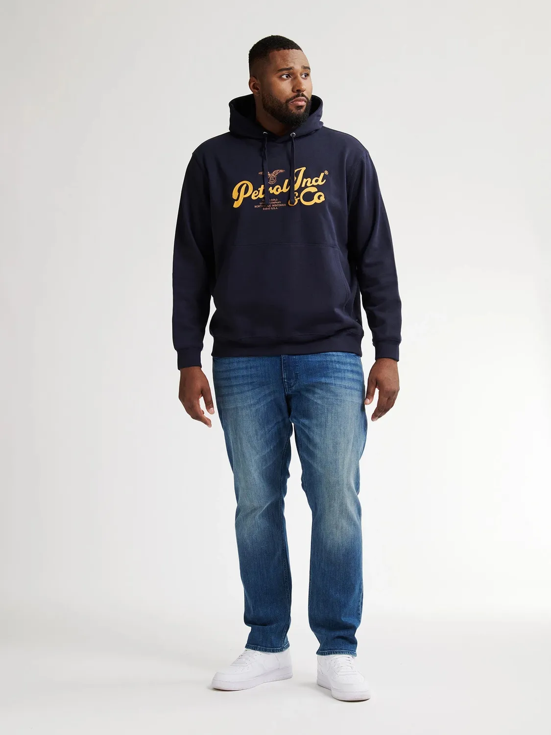 Petrol Industries Flagstaff hoodie plus size 3XL-6XL