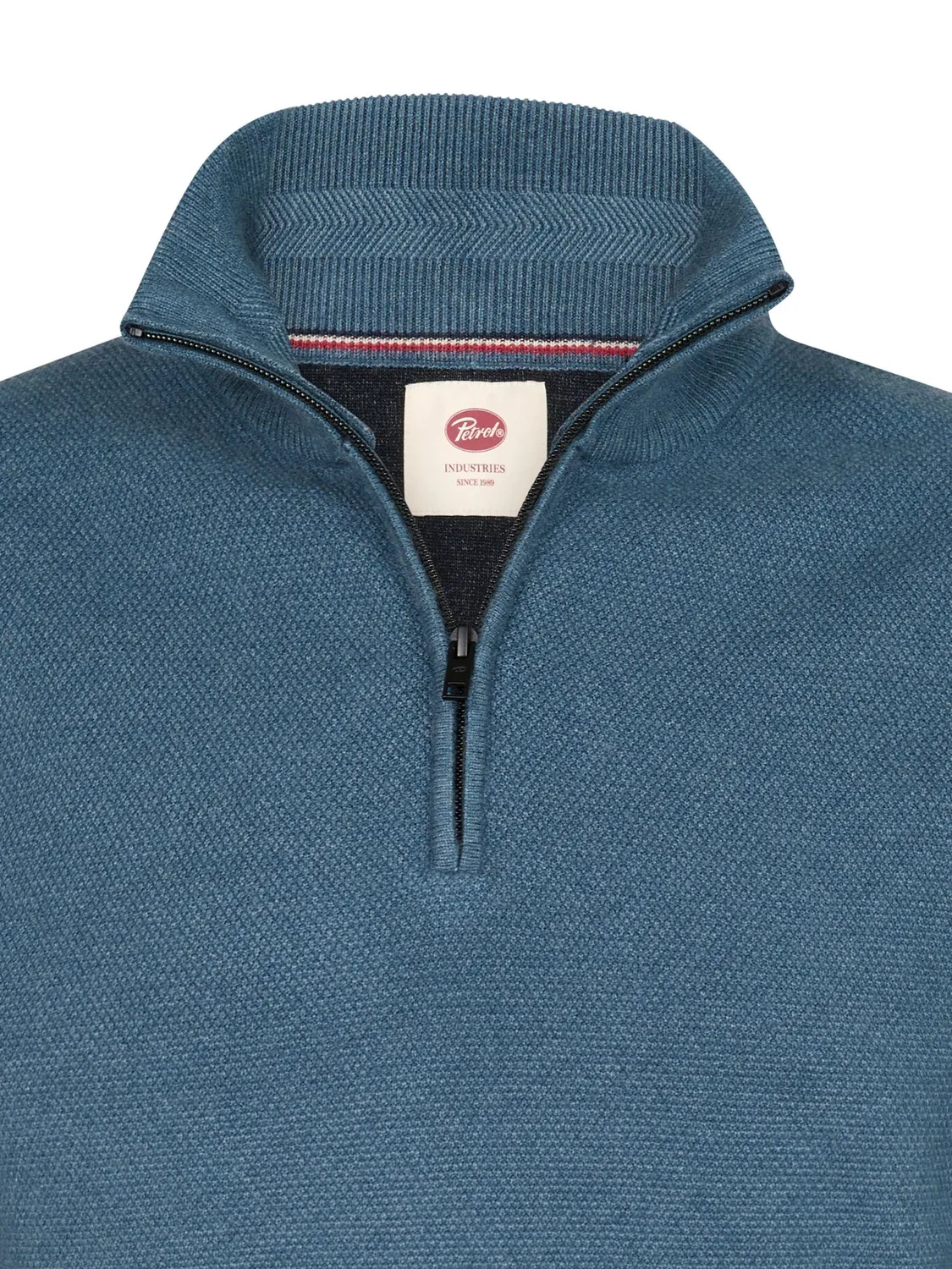 Petrol Industries Steelford strik halfzip lommer