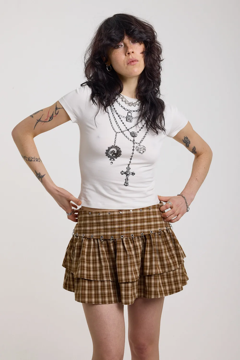 The Ragged Priest Pendant Baby T-shirt hvid grafisk