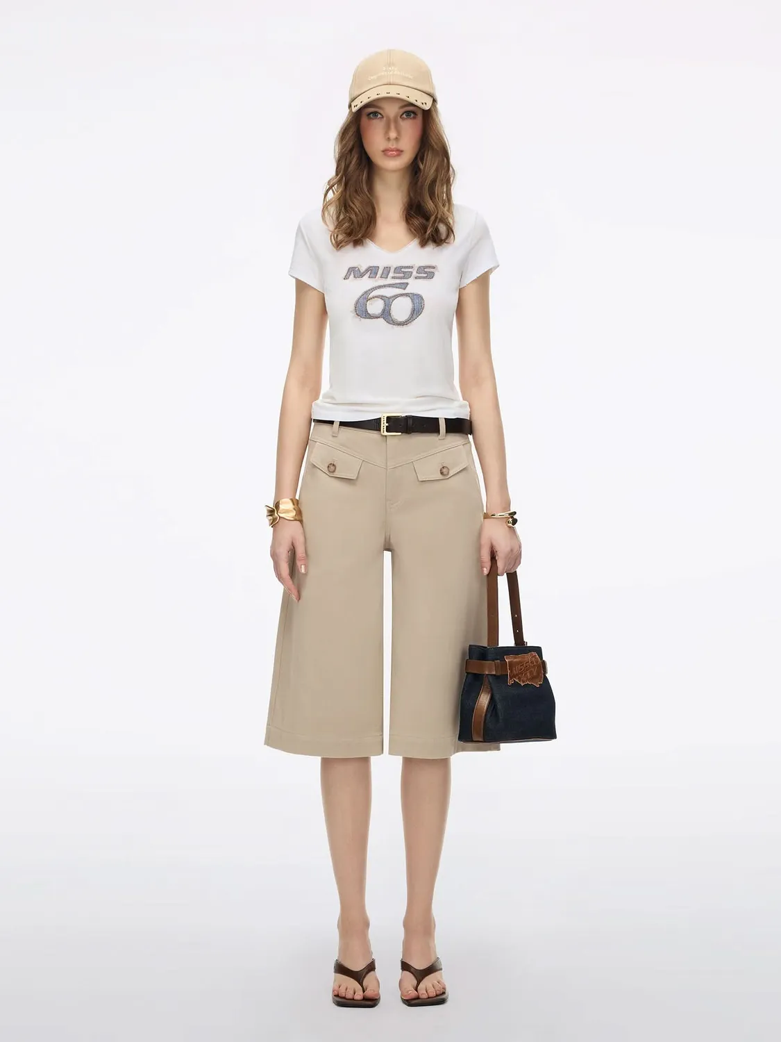 Miss Sixty 6M2PJ02000 bermudashorts sort bælte