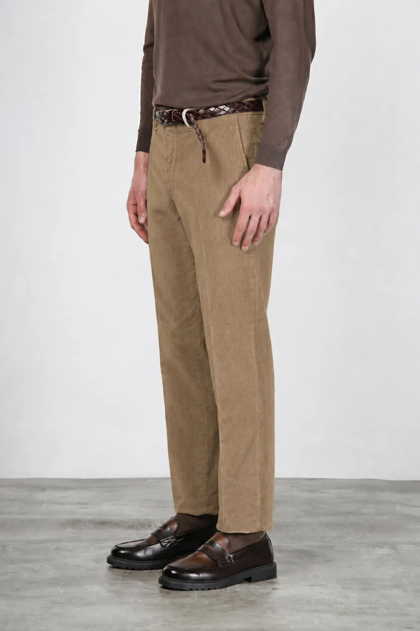 Mason's Paris chinos taupe carrot fløjl