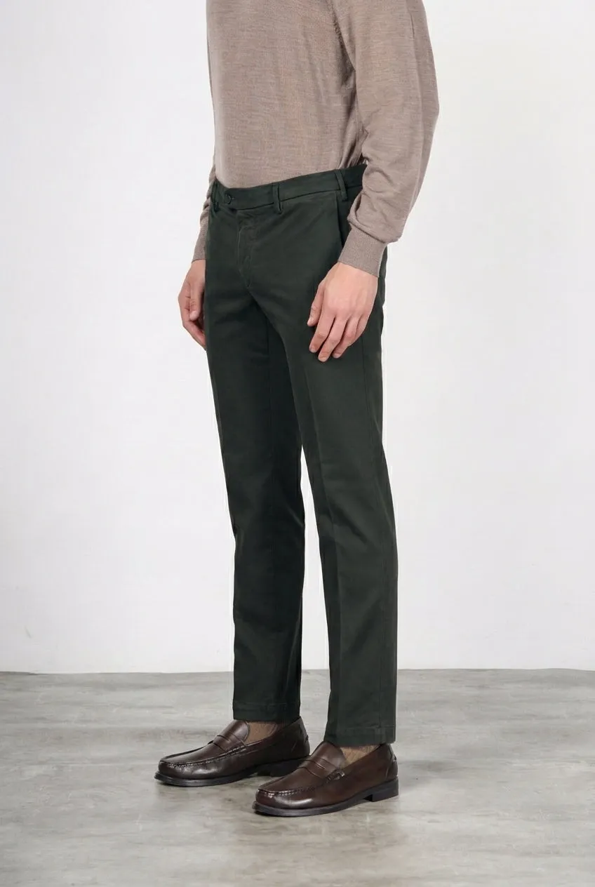 Mason's New York chino bukser mørkegrøn gabardine