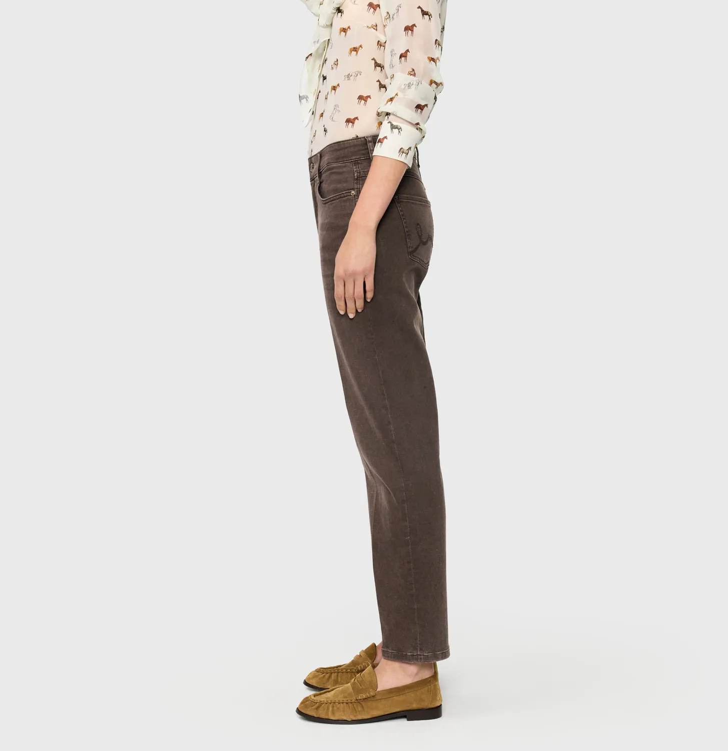 MAC Laura jeans brun flare fit comfort stretch