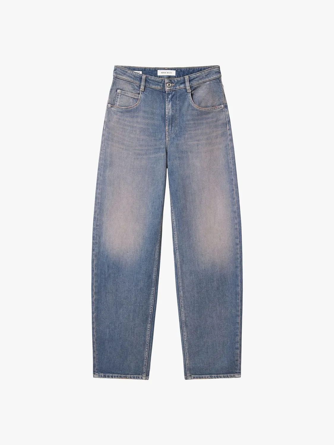 Miss Sixty Elizabeth Jeans barrel middle blue stræk