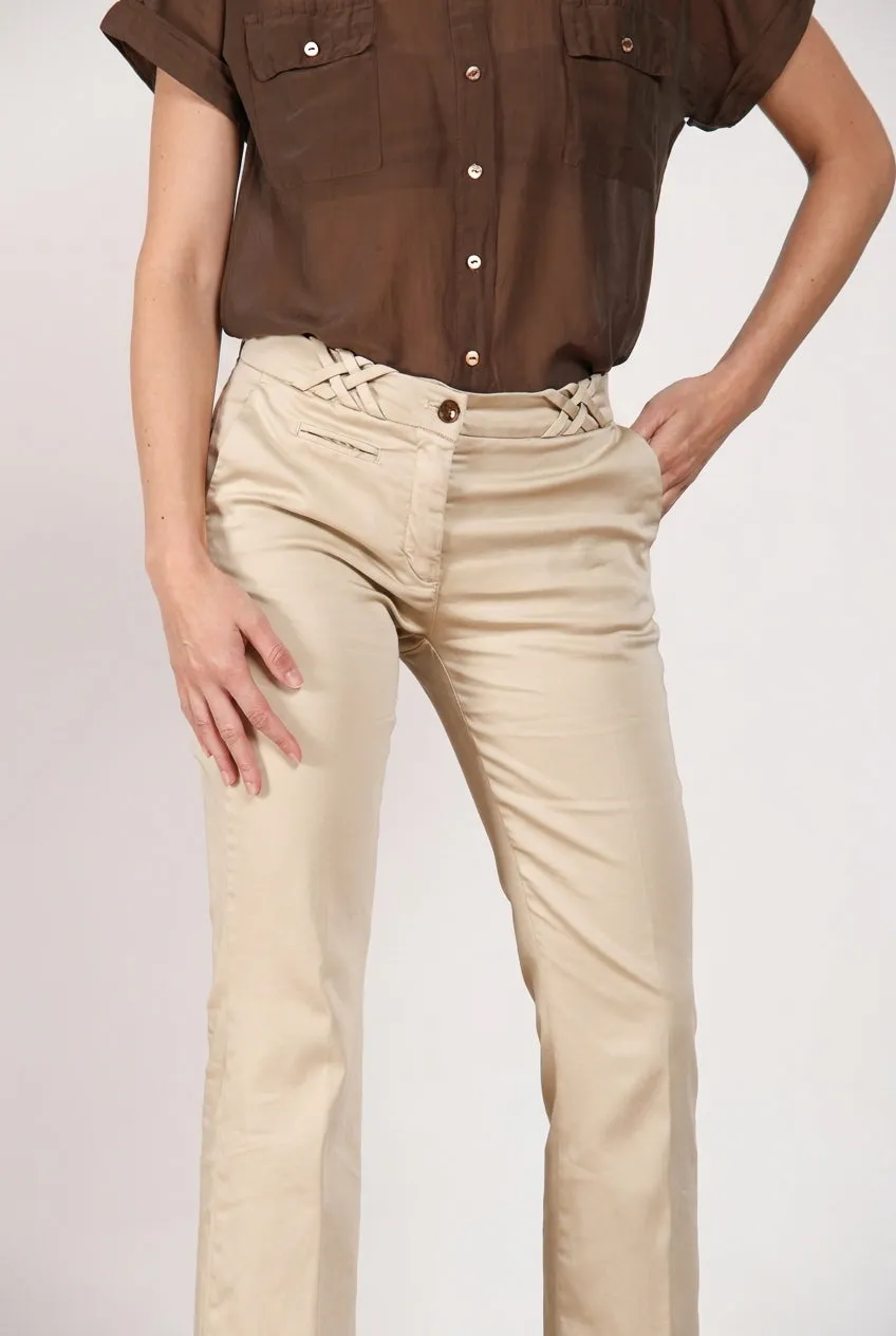 Mason's New York Trumpet chino smørgul slim dame