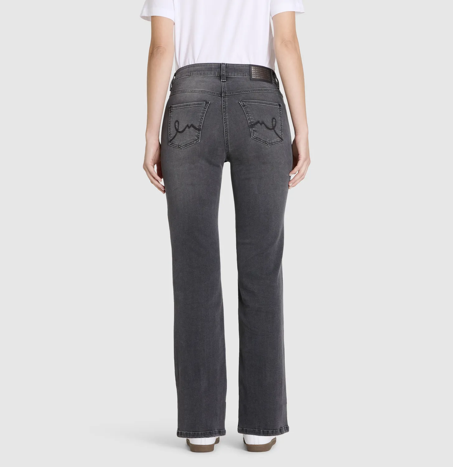 MAC Laura 5225 flared jeans grå stretch