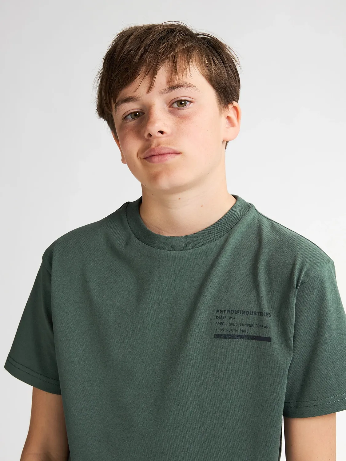 Petrol Industries Acadia T-shirt relaxed lomme