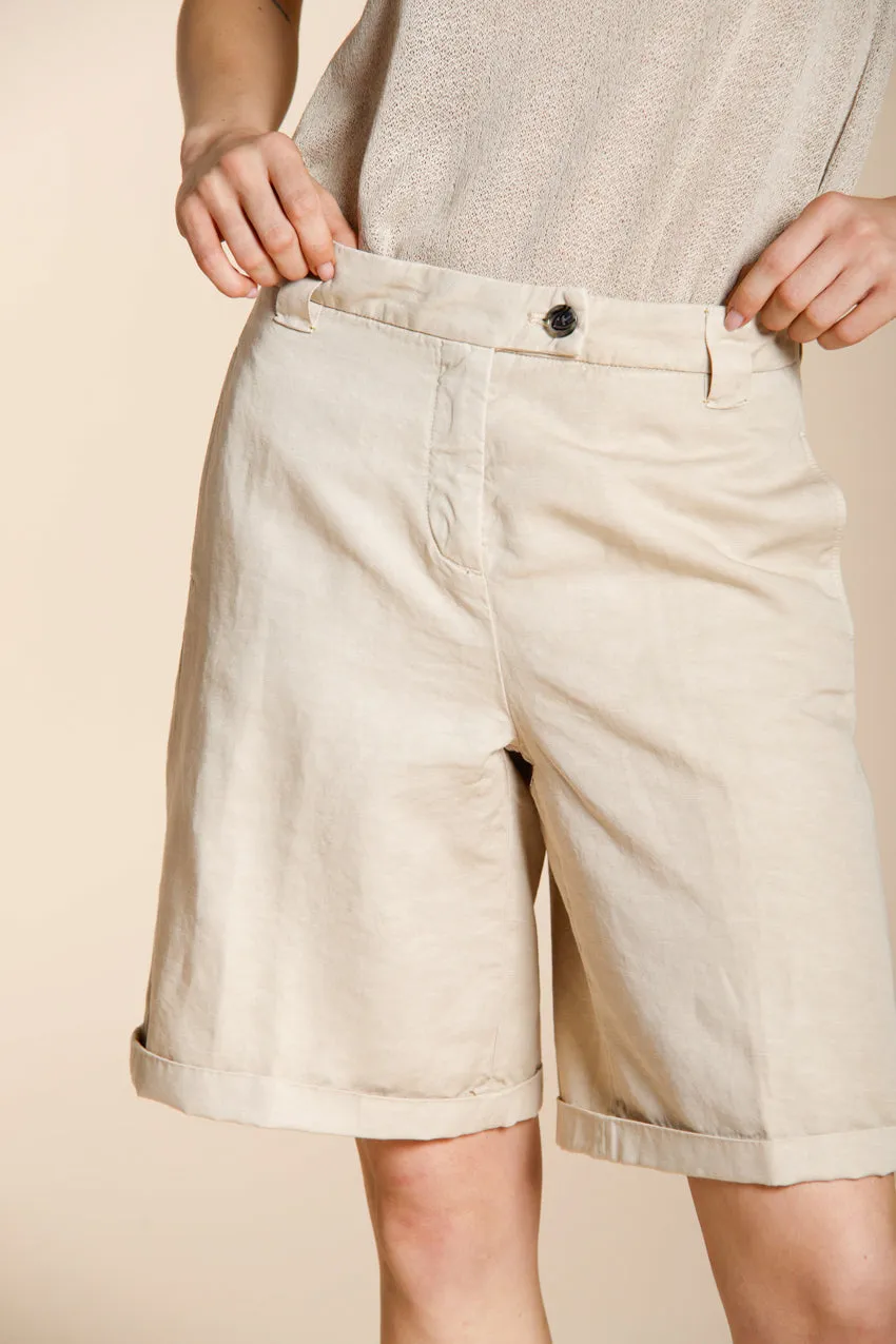 Mason's Brigitte chino shorts chalk hørblanding