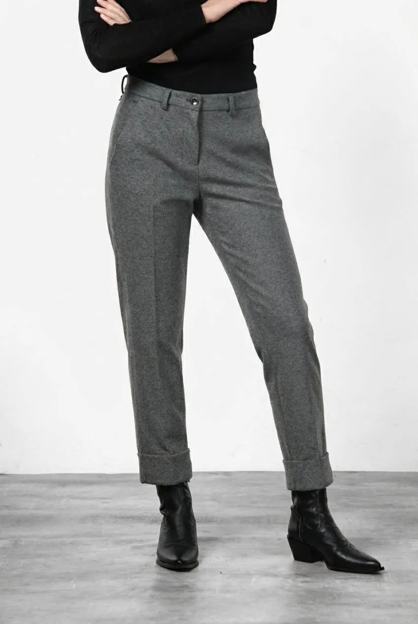 Mason's New York Carrot chinos mørkegrå jersey