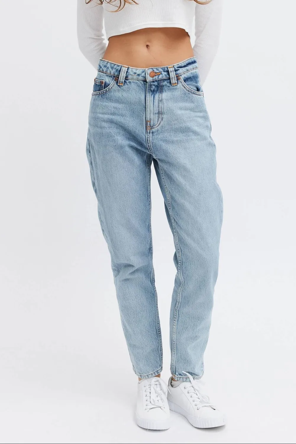 Organsk Oxygen Shorty Clean Revolution jeans lys