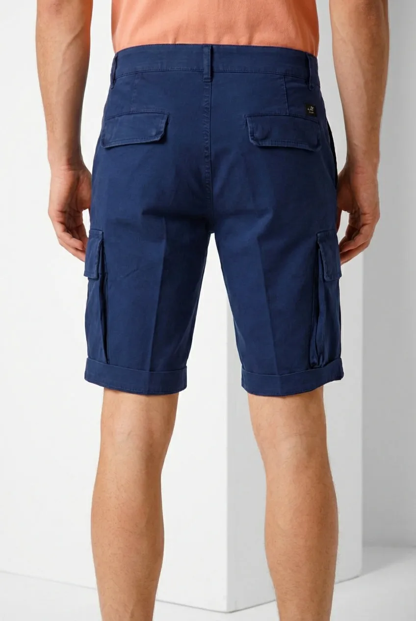 Mason's Chile cargo shorts royalblå slim
