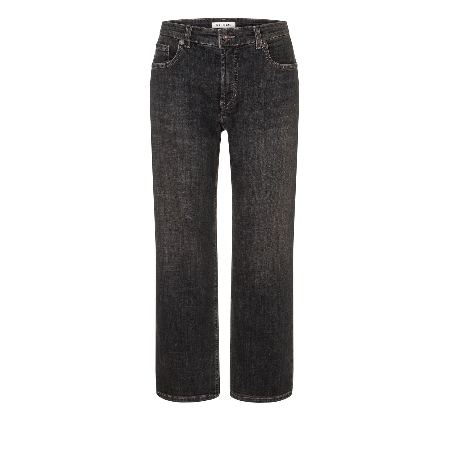 MAC Gina Straight jeans dame grå stretch vintage