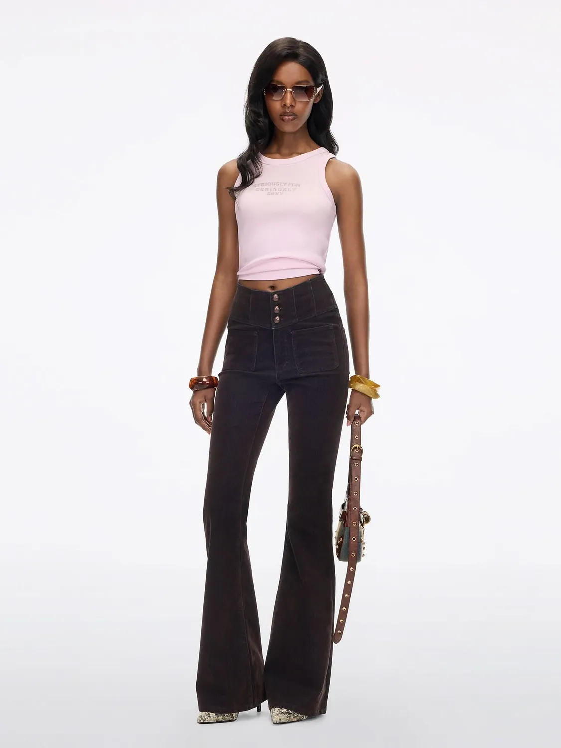Miss Sixty Glenda Plus 5 flare jeans Brown