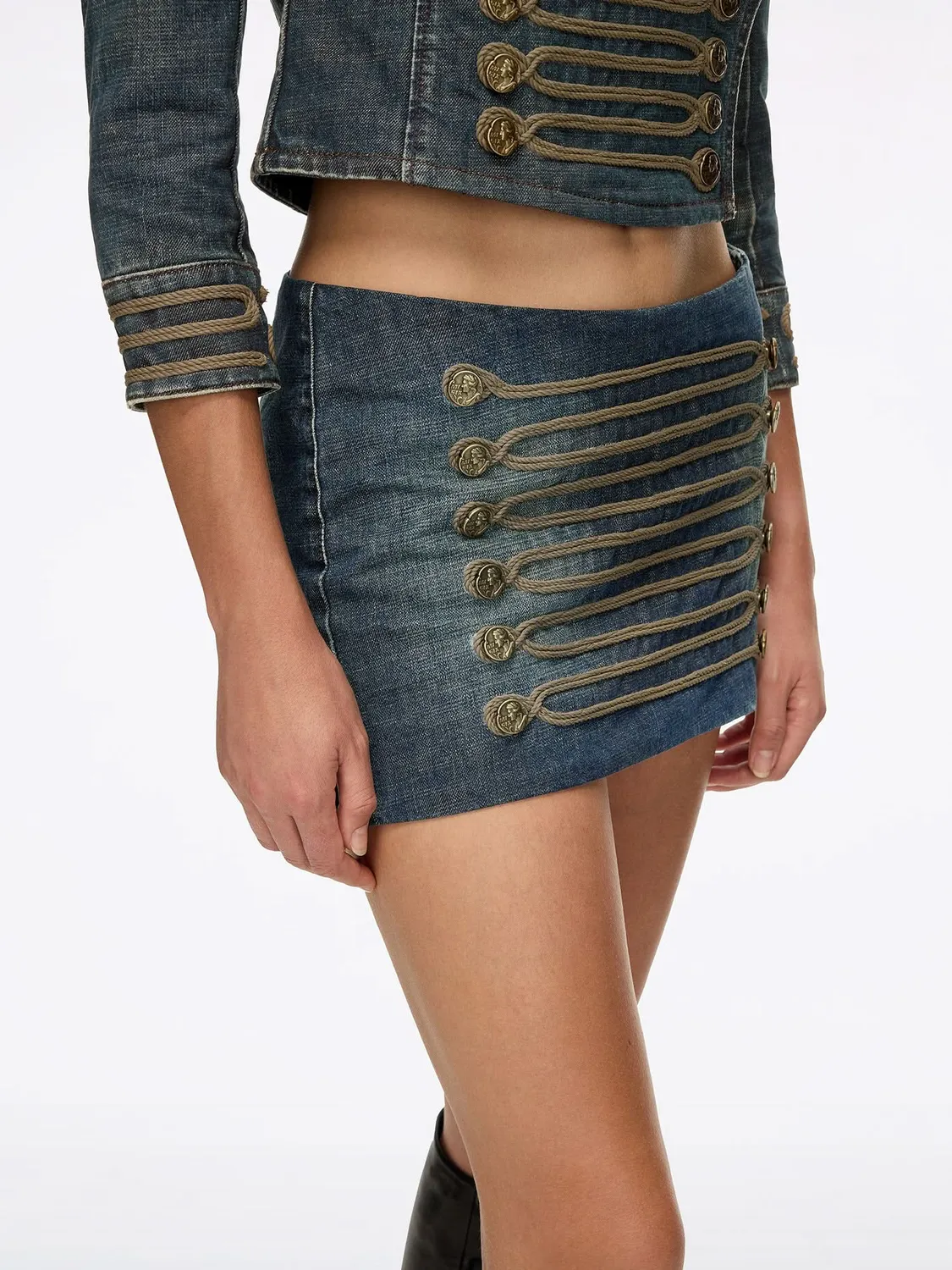 Miss Sixty Denim miniskørt denimblå