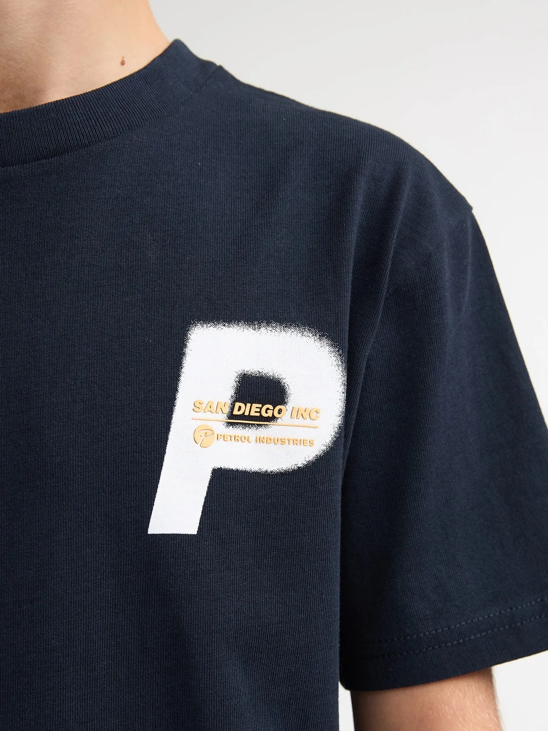 Petrol Industries Bandolera T-shirt drenge navy
