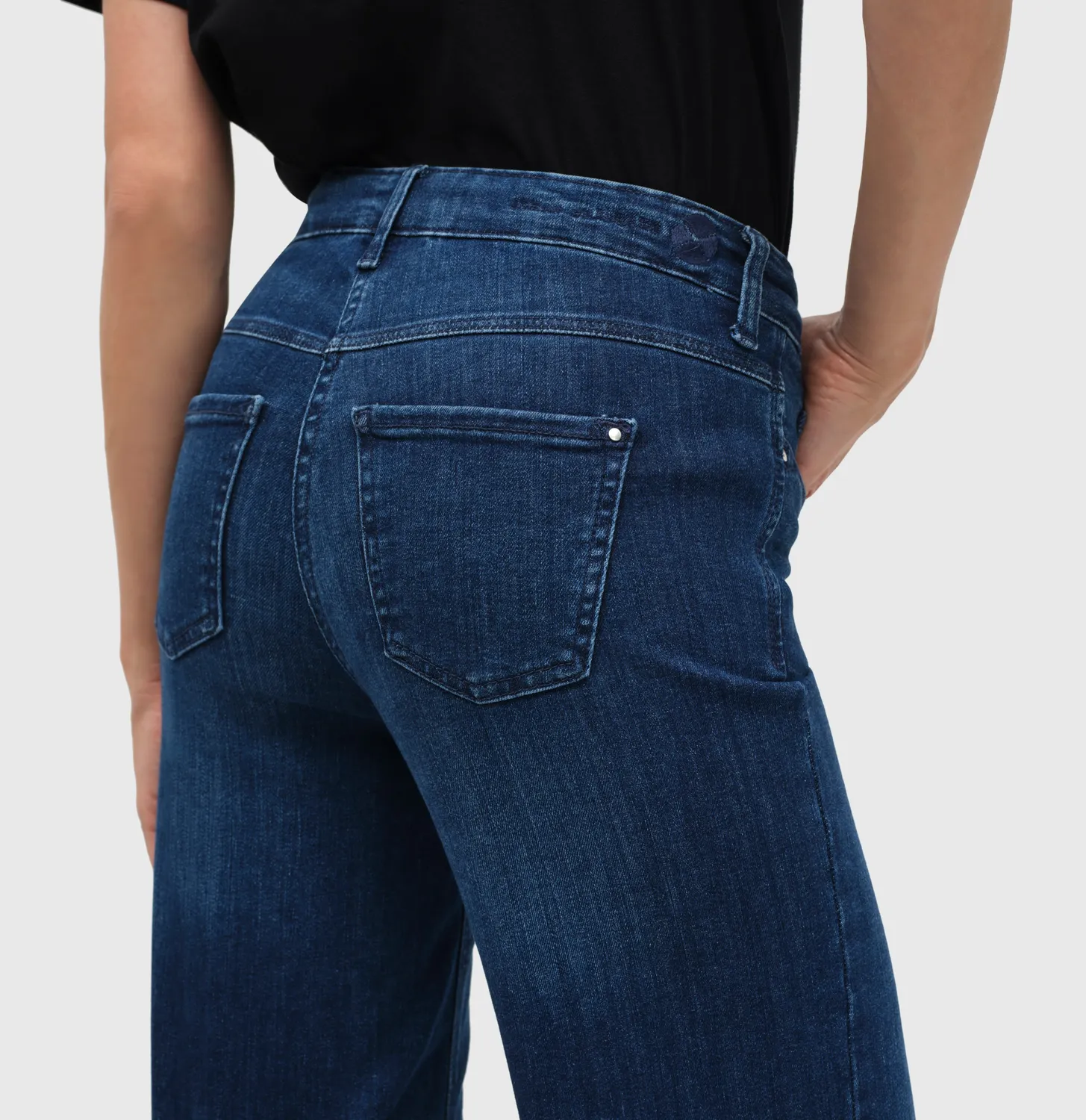 MAC Dream Wide authentic jeans mellemblå hyperstretch