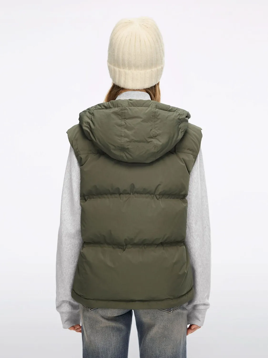Miss Sixty dunvest puffer hvid dun 90% nitter