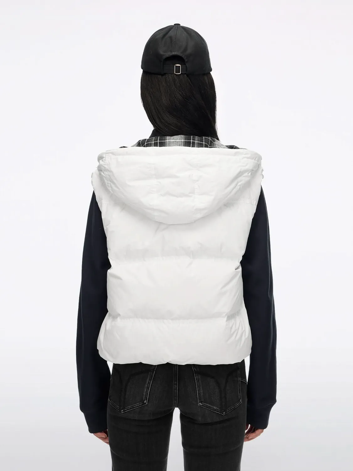 Miss Sixty dunvest puffer hvid dun 90% nitter