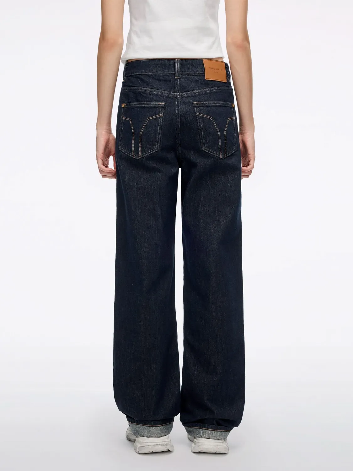 Miss Sixty Straight-Leg Straight Jeans mørkeblå 30