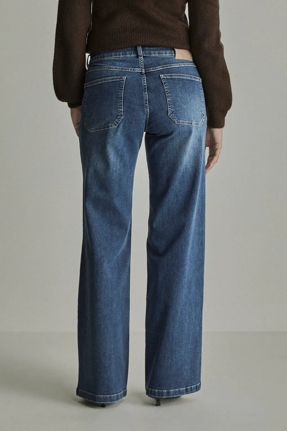 Para Mi Mira jeans Drift Blue wide high waist