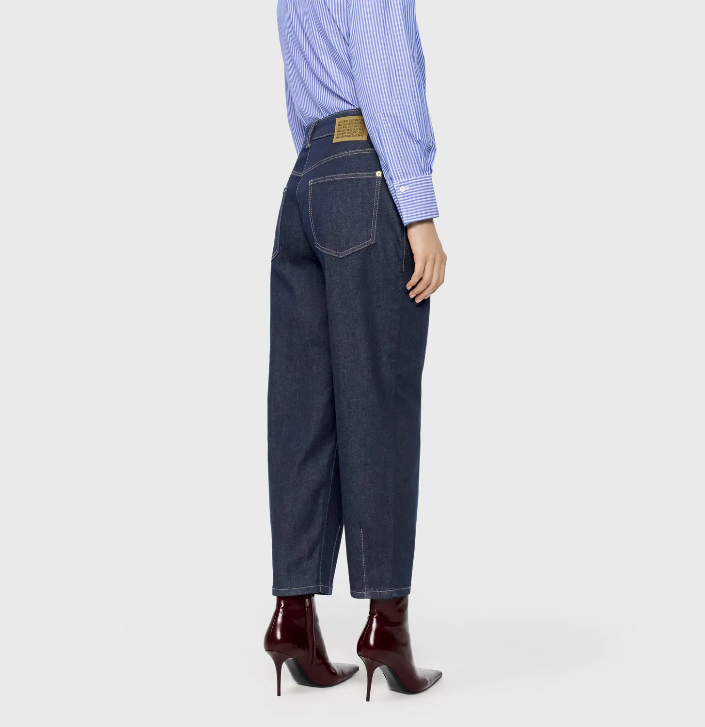 MAC Bobbie 3122 jeans mørkeblå relaxed barrel fit