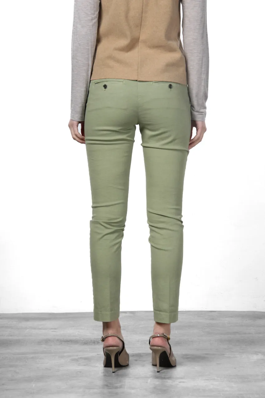 Mason's New York Slim chinobukser salviegrøn satin