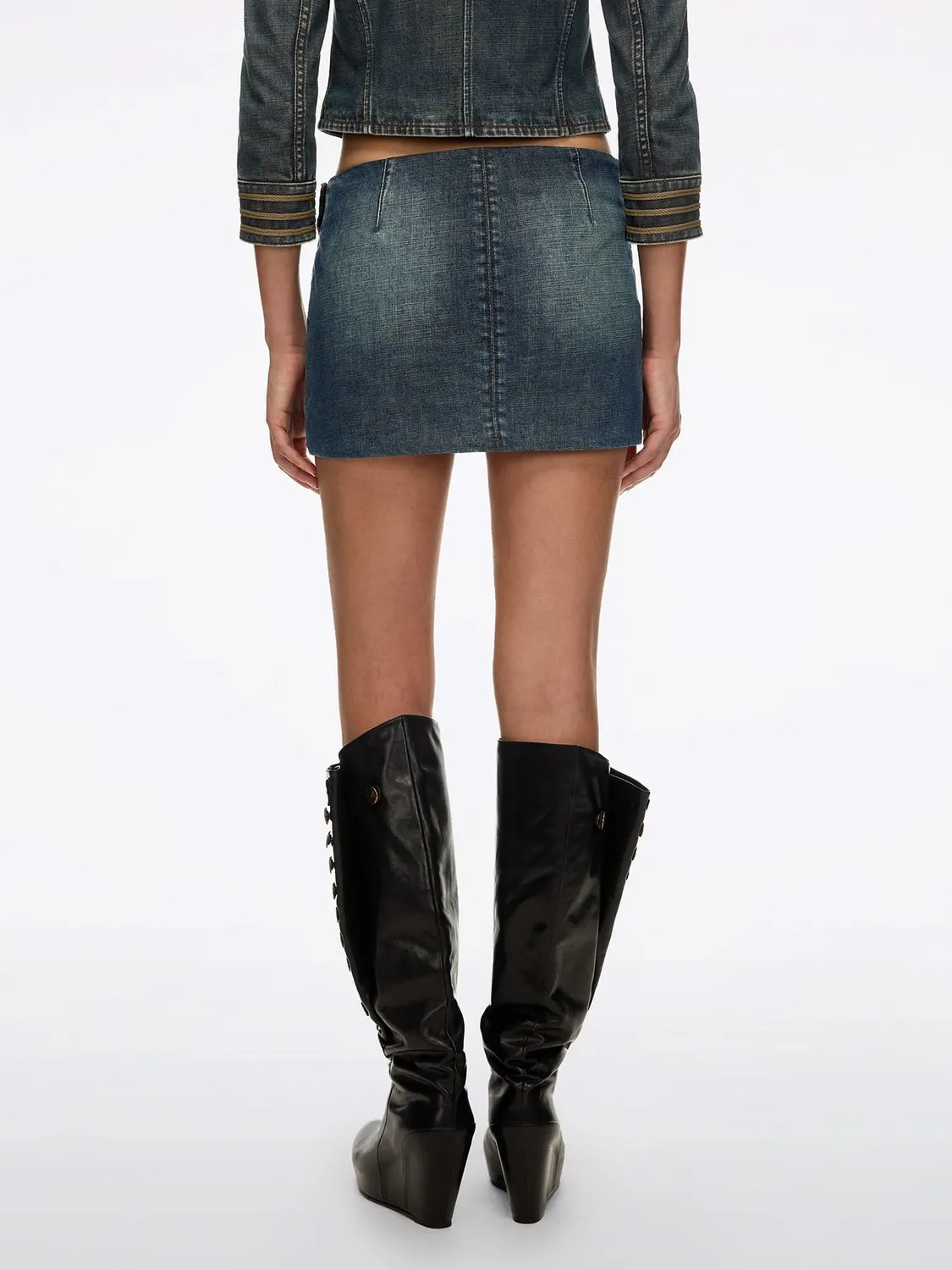 Miss Sixty Denim miniskørt denimblå