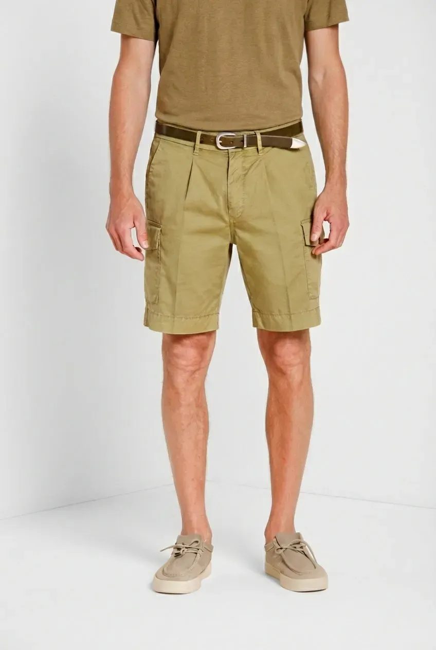 Mason's Cargo bermuda shorts syregrøn relaxed gabardine