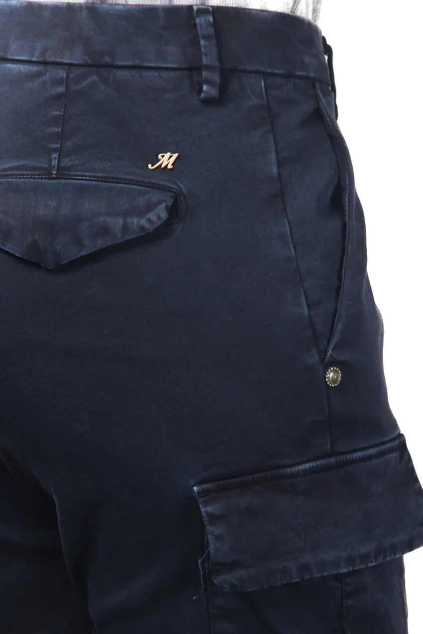 Mason's Chile City cargo bukser mørkeblå slim
