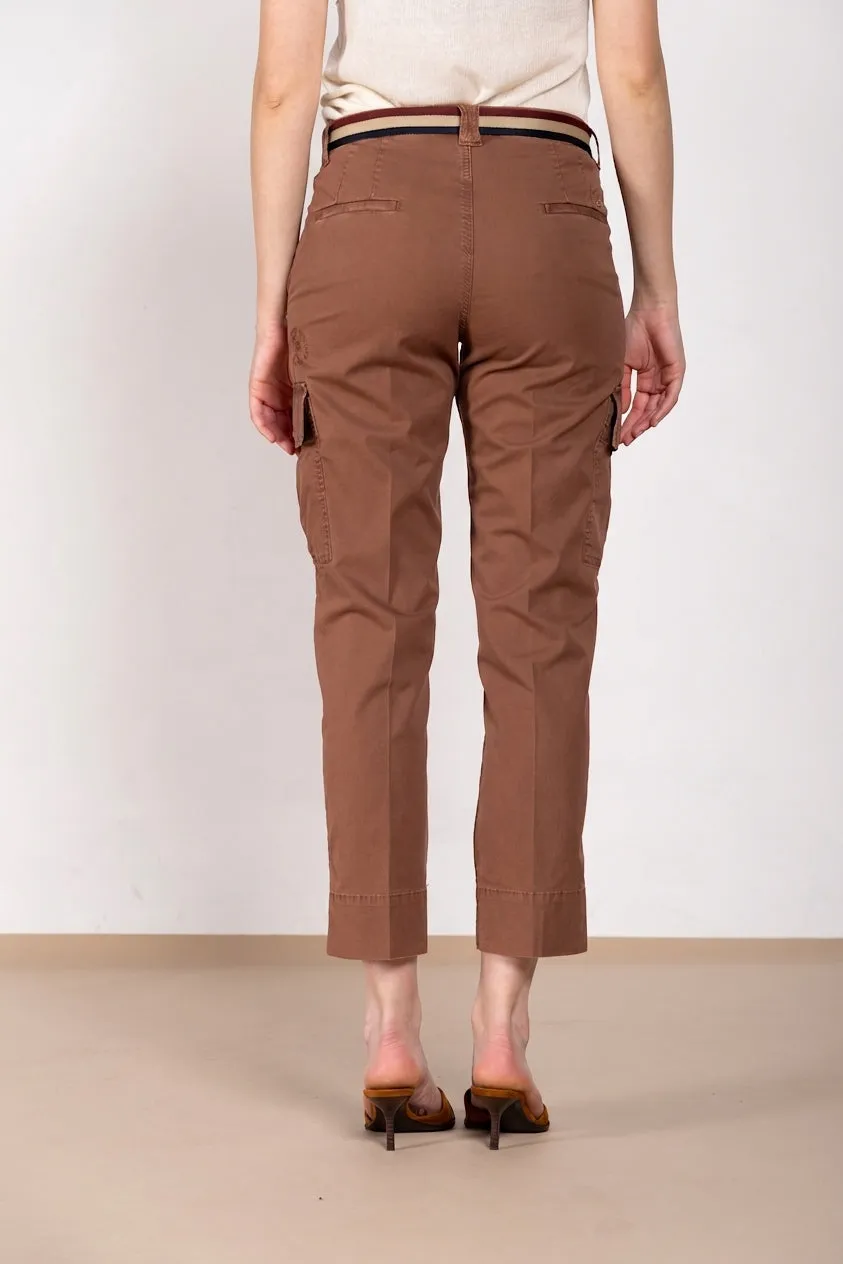 Mason's Marlene Cargo cargobukser brun stretch