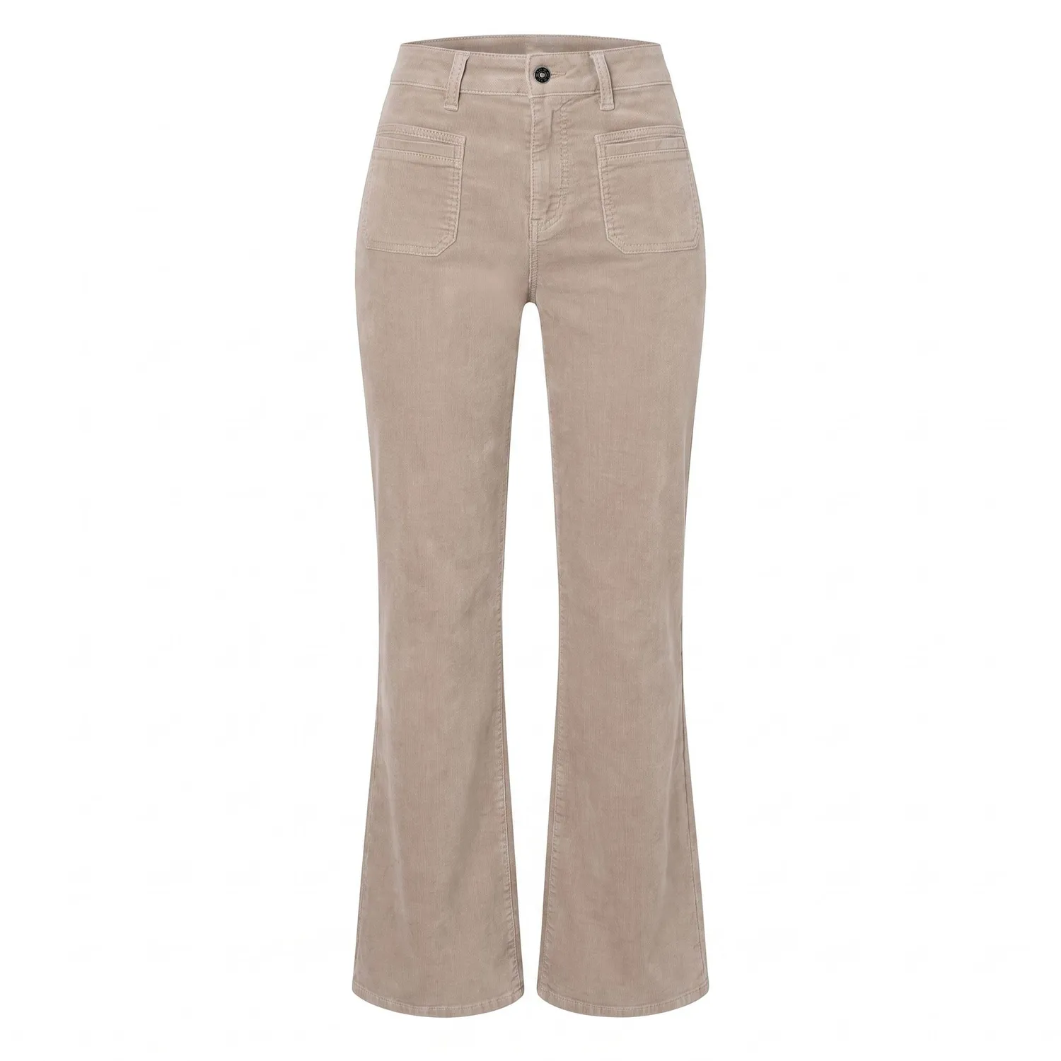 MAC Laura Pocket bukser beige flared babycord