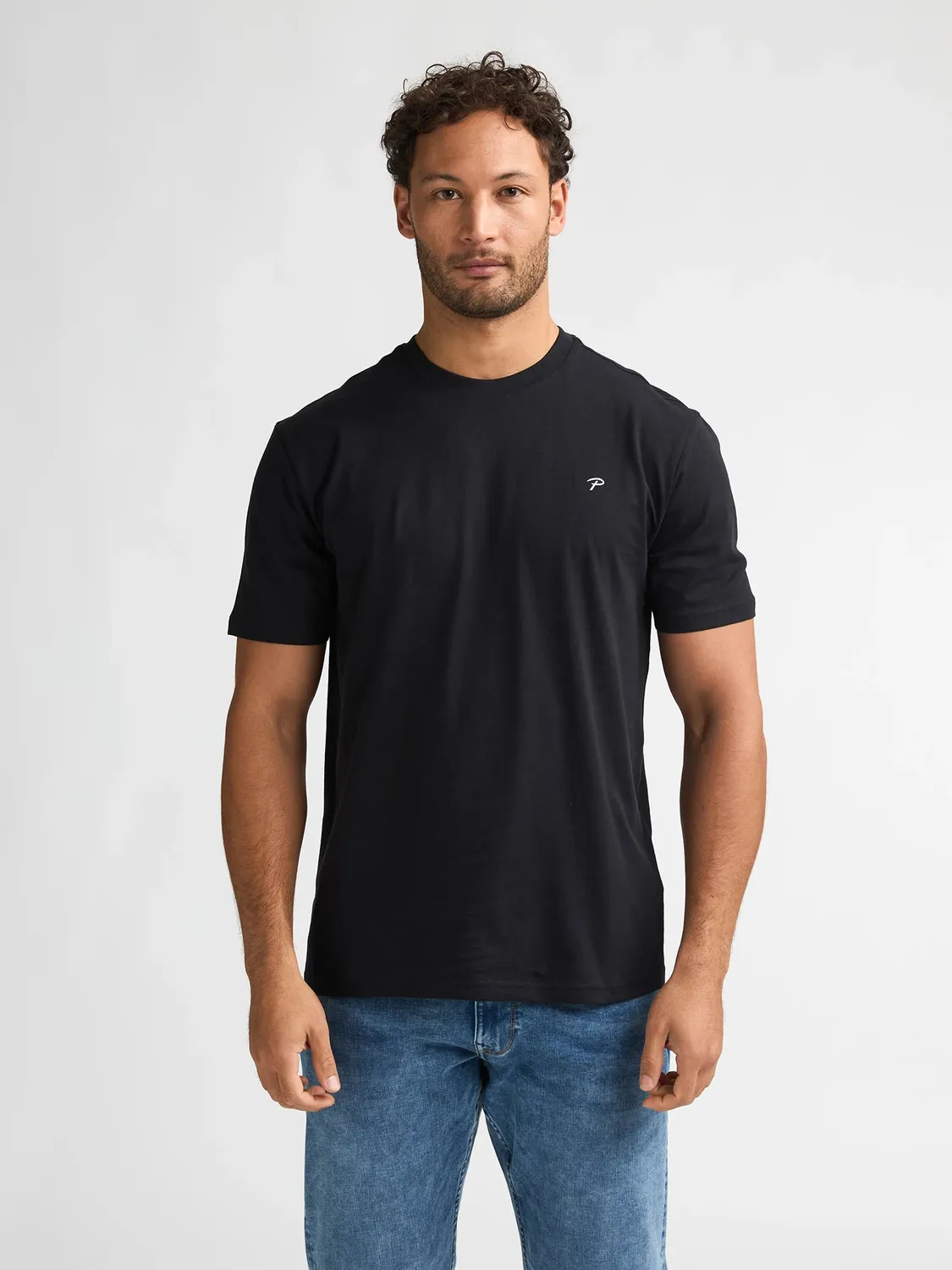 Petrol Industries Basic 2-pak T-shirts rund hals økologisk bomuld