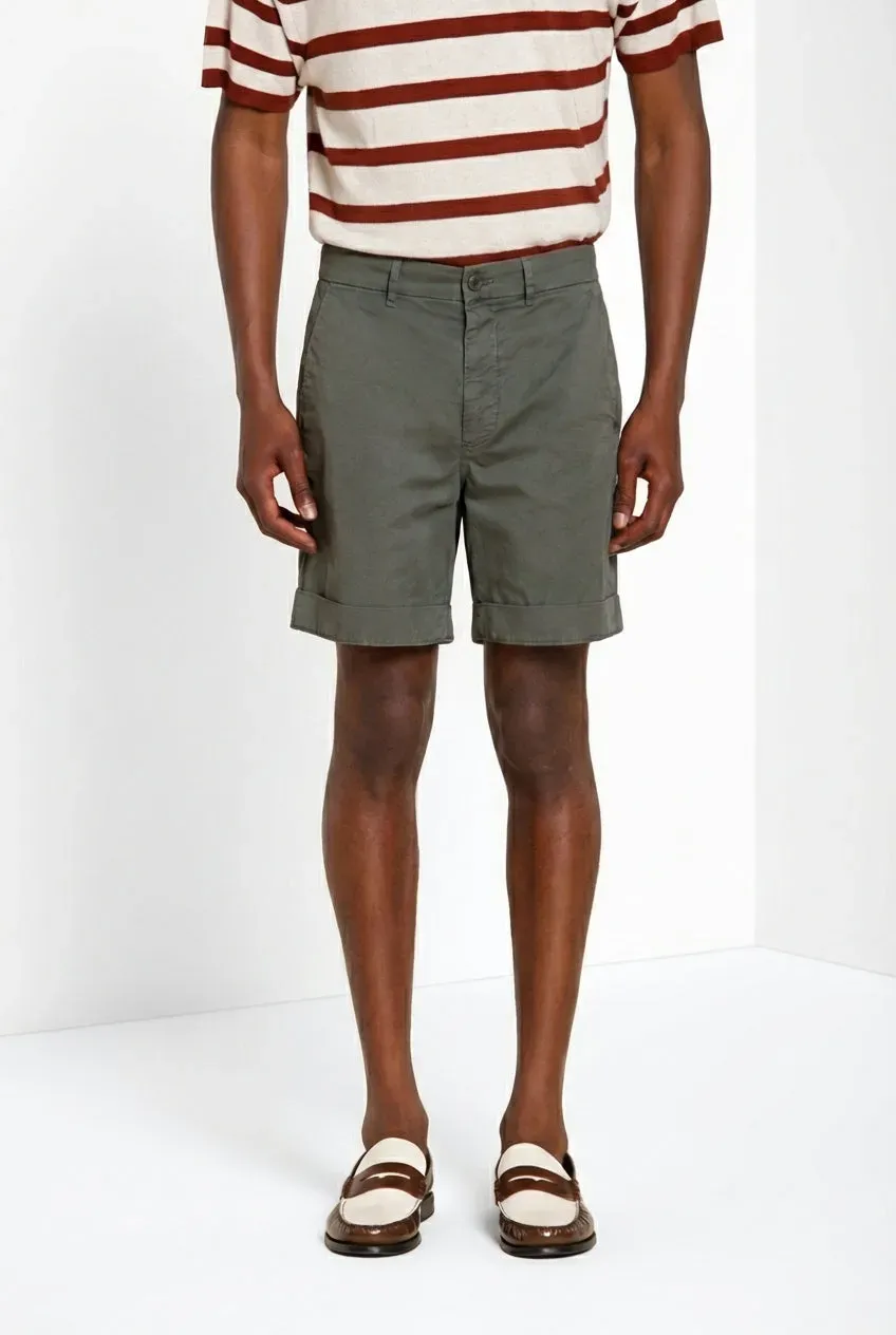 Mason's Boston bermudashorts herre militærgrøn relaxed