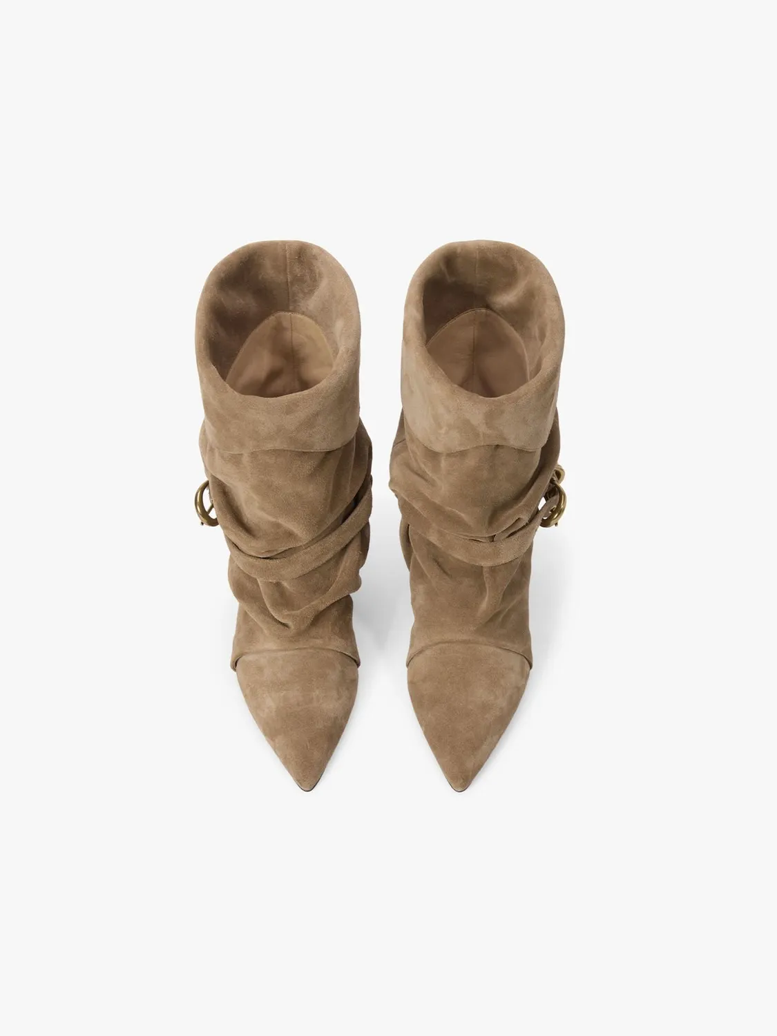 Miss Sixty støvler camel ruskind kitten heel