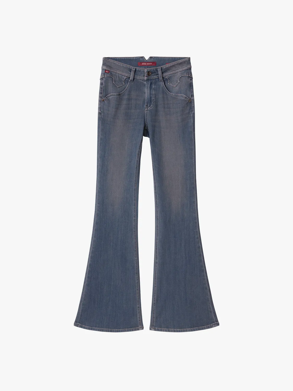 Miss Sixty Bella slim flare jeans mørkeblå stretch