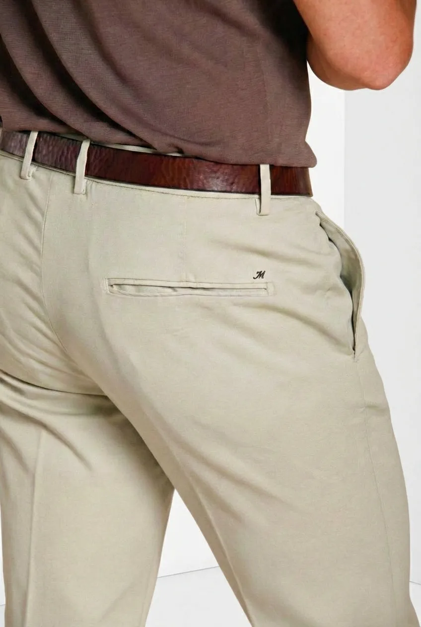 Mason's Torino Flex chinos pastelgrøn slim fit