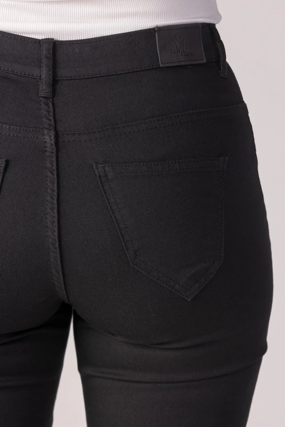 Merrytime Maria Regular jeans sort løs pasform