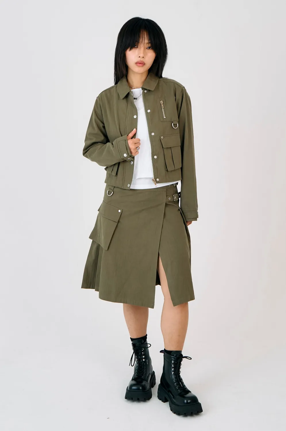 The Ragged Priest Corps jakke khaki utility