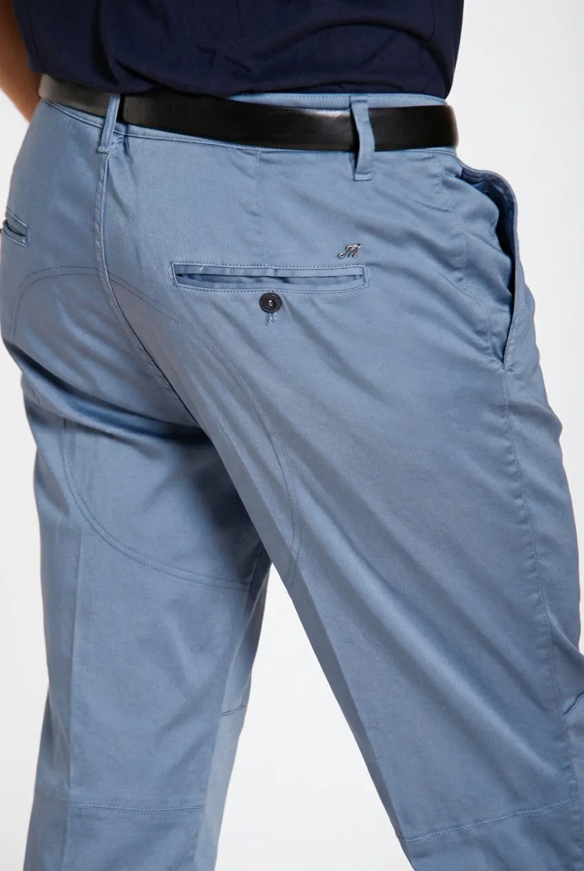 Mason's John Coolkhinos chinobukser lyseblå carrot – satin
