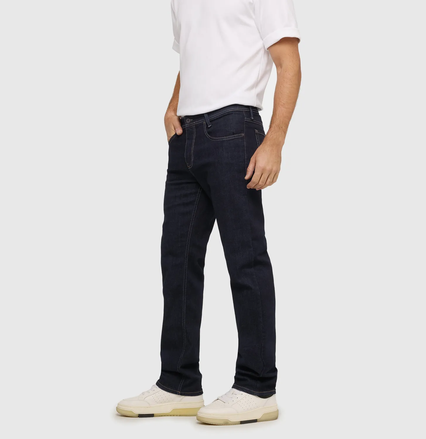 MAC Arne modern jeans mørkeblå stretch