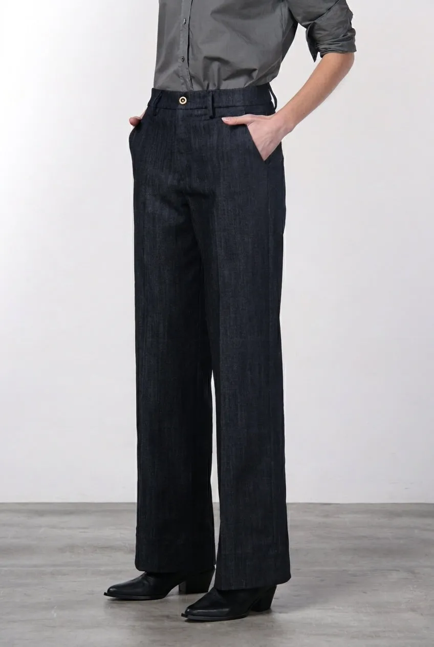 Mason's New York Studio chinos navy straight denim