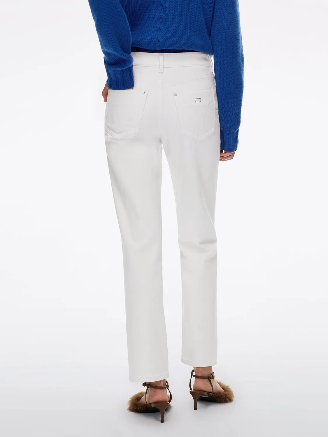Miss Sixty Emma straight jeans hvid stretch varm